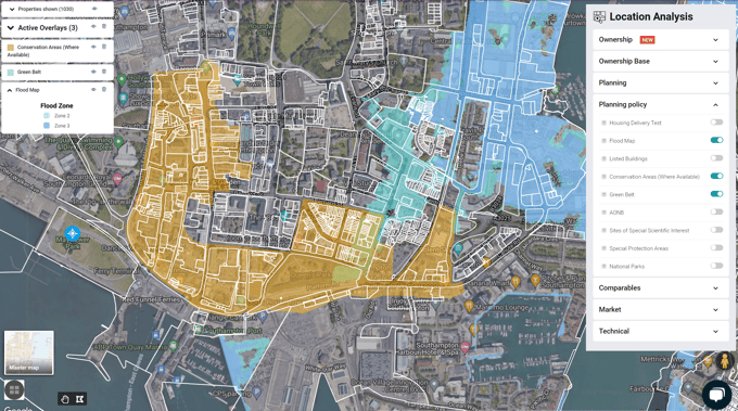 4. Planning Contraints Overlays