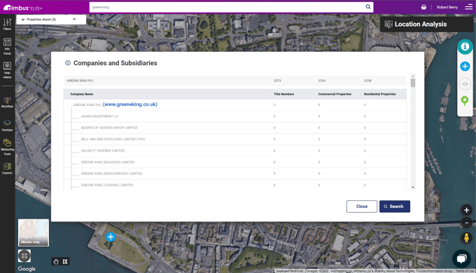 9. Company Search (1 of 2)