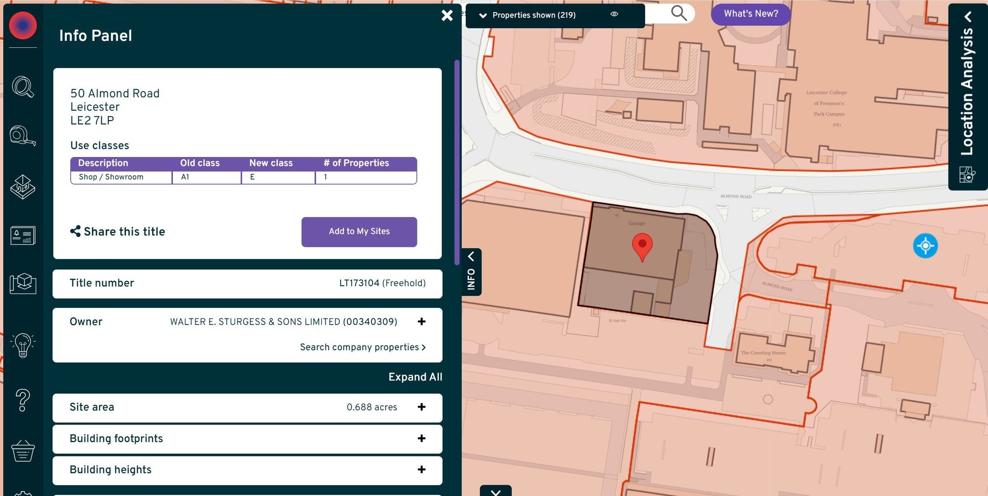 Boundaries OS MasterMap