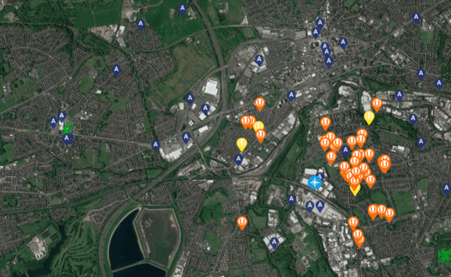 Screenshot Of a Map