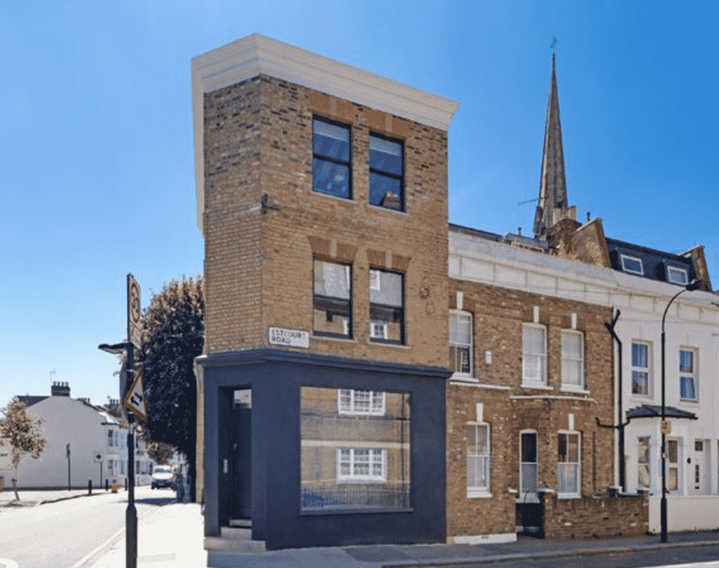 A Building on a Street Corner