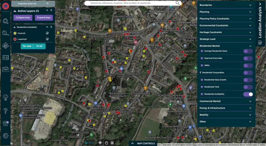 Resi Availability w location analysis