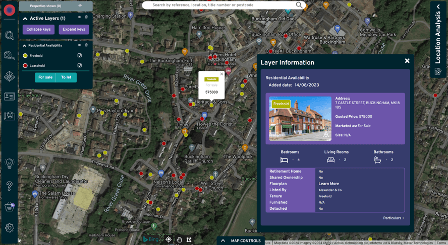 Resi Availability w pop up