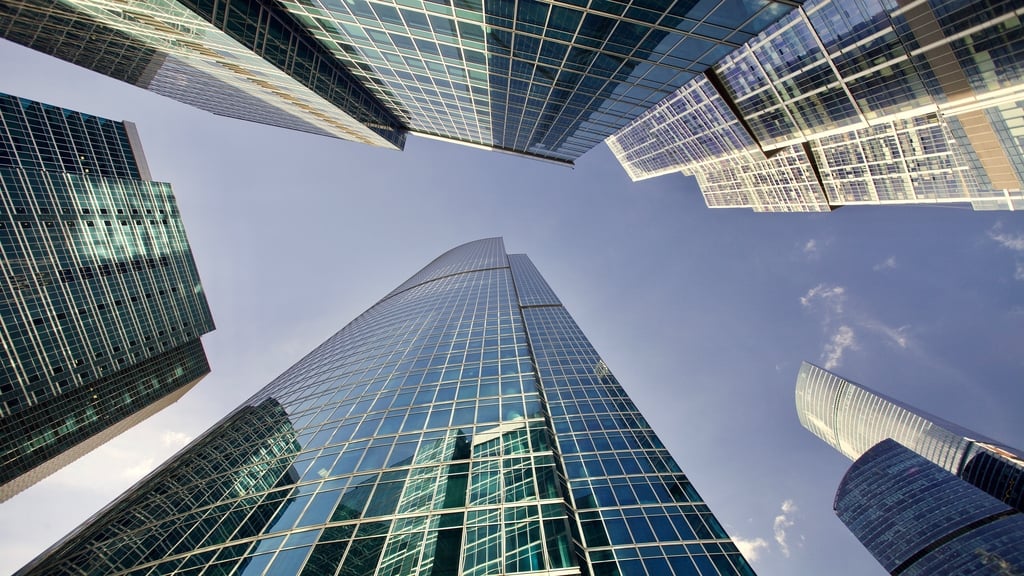 Photo of Skyscrapers Looking Up From Below