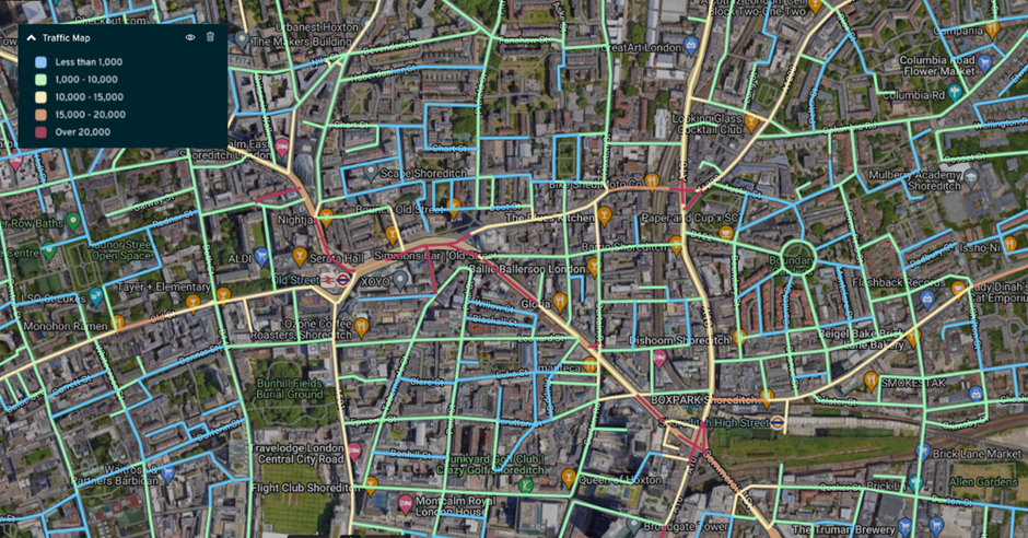 Nimbus Traffic Map screenshot
